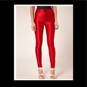 High waste American Apparel disco pants